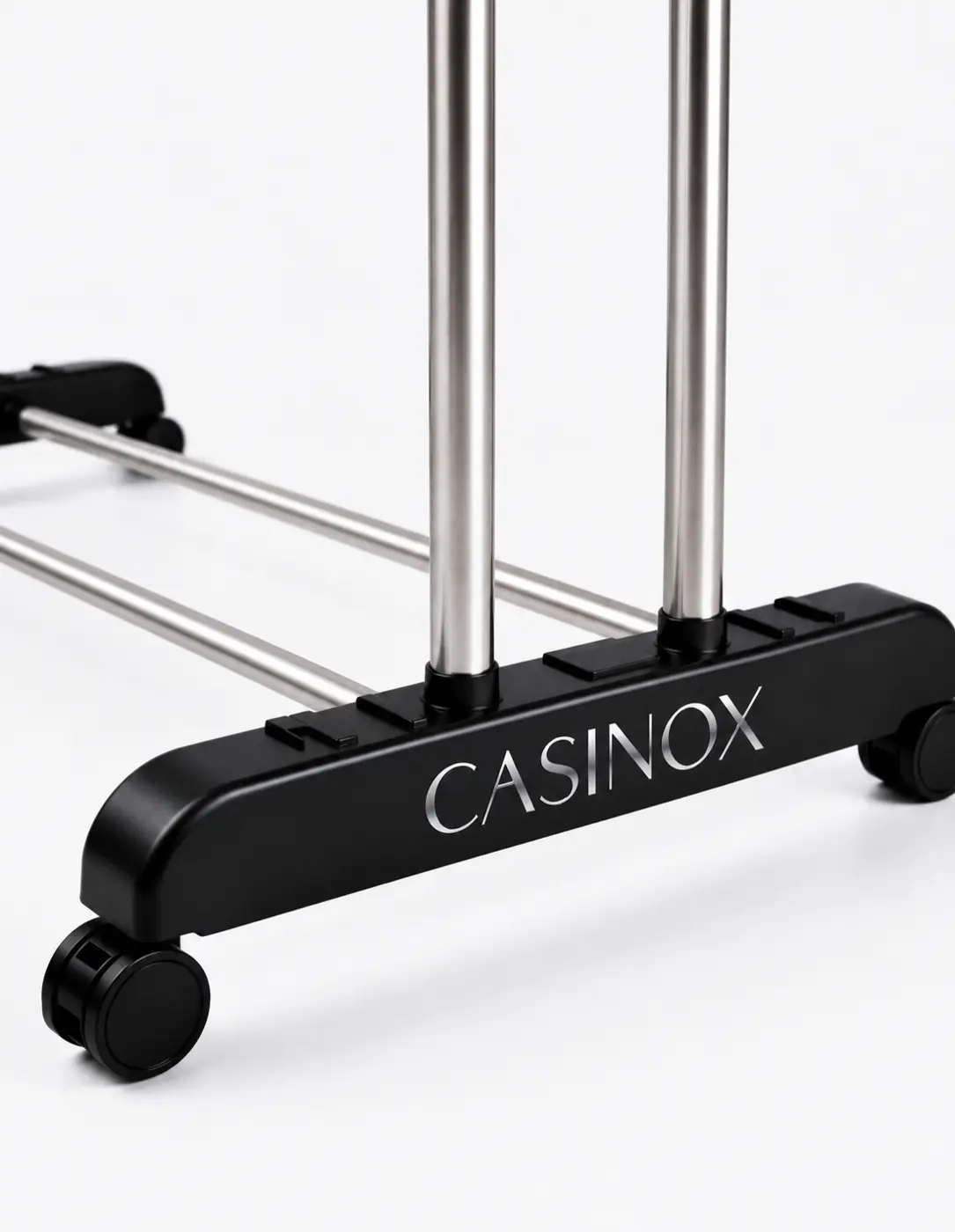 Casinox stainless detail and wheels