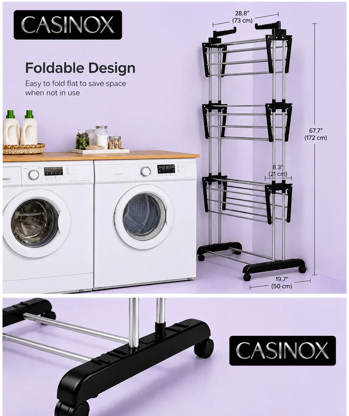 Foldable Casinox drying stand